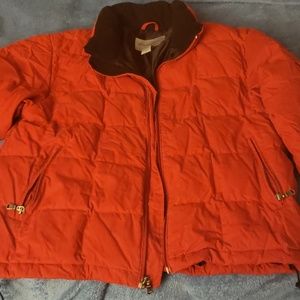 Eddie Bauer Women's Puffer Jacket Red & Black